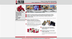 Desktop Screenshot of c-filter.cz